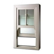 24.25 x 27 in. Mill PAC Vertical Aluminum Sliding Window