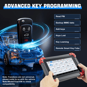 XTOOL D7X OBD2 Scanner Bidirectional Scan Tool, Ai-Assisted Car Scanner with 39+ Resets, Full System Diagnostic Tool, ECU Cod-ing, 3-Year Free Updates