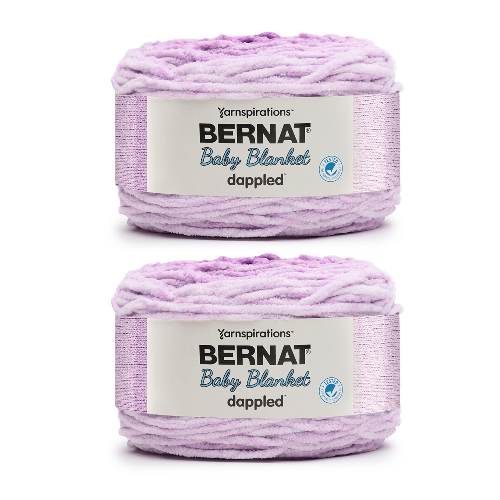 Bernat Baby Blanket Dappled Crocus Faerie Yarn 2 Pack of 300g/10.5oz