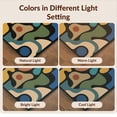 thumbnail image 7 of Design&I 8'x10' Washable Area Rug Multicolor Abstract Geometric Design Bold Shapes with Modern Artistic Flair for Dining Room, Large Office, Lounge, Snag-Free, 7 of 7