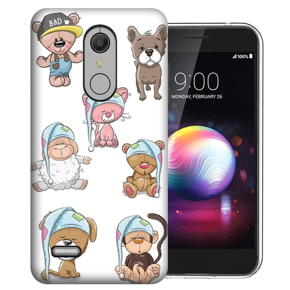 MUNDAZE LG K40 X420 Cute Baby animals Design Phone Case Cover