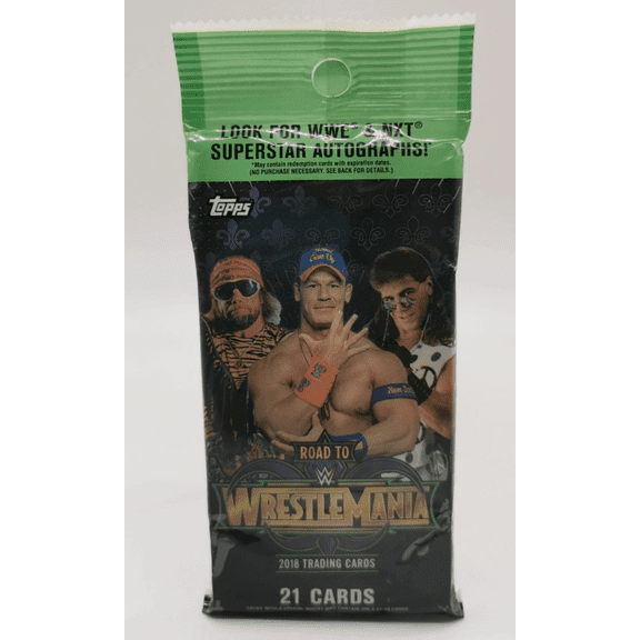 2018 Topps Road To Wrestlemania Value Pack