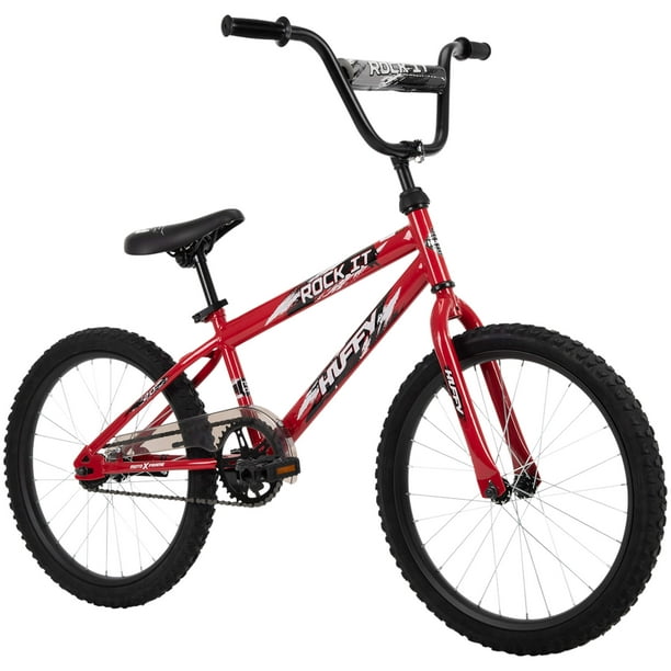 Huffy 20" Rock It Kids Bike for Boys, Hot Red