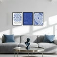 thumbnail image 4 of Picasso Matisse Canvas Wall Art – Blue Abstract Line Poster Wall Decor Paintings Prints, Modern Minimalist Pictures Aesthetic Home Decor for Living Room Bedroom Office（Only canvas）, 4 of 6