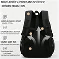 thumbnail image 6 of Ficcug School Backpack for 15.6" Laptop,Fashion Waterproof School Bag for Boys Girls Women Men Teens,Middle / High / College Bookbags,Black, 6 of 11