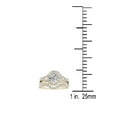 thumbnail image 4 of Aone Jewelry 3/4 Carat Natural Diamond Halo Engagement Wedding Bridal Set Trio Ring With Twisted Design For Woman Crafted In 10K Solid Rose White and Yellow Gold, 4 of 5
