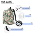 thumbnail image 3 of Naloa Palm Trees and Tropical Print Durable Canvas College Rucksack,Laptop Excursion Backpack,Travel Notebook School Backpack,Bookbag For Men Women-Medium, 3 of 5