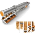 thumbnail image 1 of 2 In 1 Rotary Iron, 32 Millimeter Ceramic Coating Curler Hair Curler Iron, With Temperature Control Wet To Straighten Hair Straightener Clips（EU Regulation）, 1 of 5