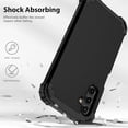 thumbnail image 3 of JTCASES for Samsung GalaXxy A15 Case, Drop Resistant Corners, Wireless Charging, Heavy Duty Shockproof Hybrid Hard PC Bumper, Camera Protection, Skin-feel Anti-scratch Tough Cover, Black, 3 of 7