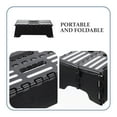 thumbnail image 2 of OULII Compact Foldable Step Stool Black PP Lightweight Design for Elderly and Home Use 1 Set, 2 of 7