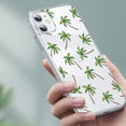 thumbnail image 3 of Funda delgada y protectora para iPhone 11/11 Pro con diseño de hojas verdes, material TPU resistente y antideslizante, ideal para protección contra golpes y caídas., 3 of 6