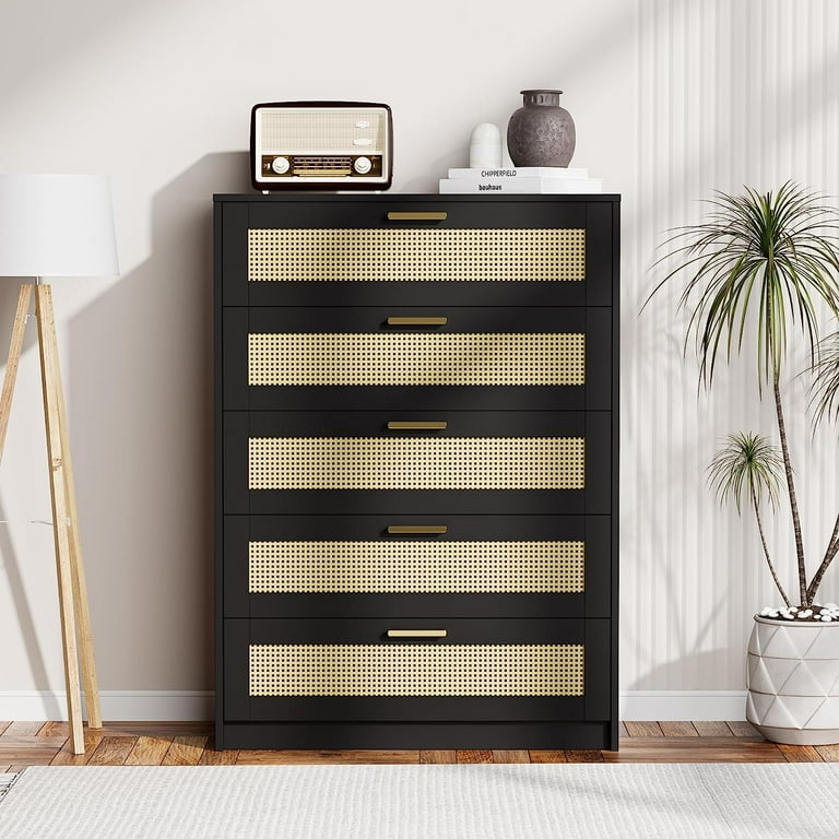 Black boho dresser deals