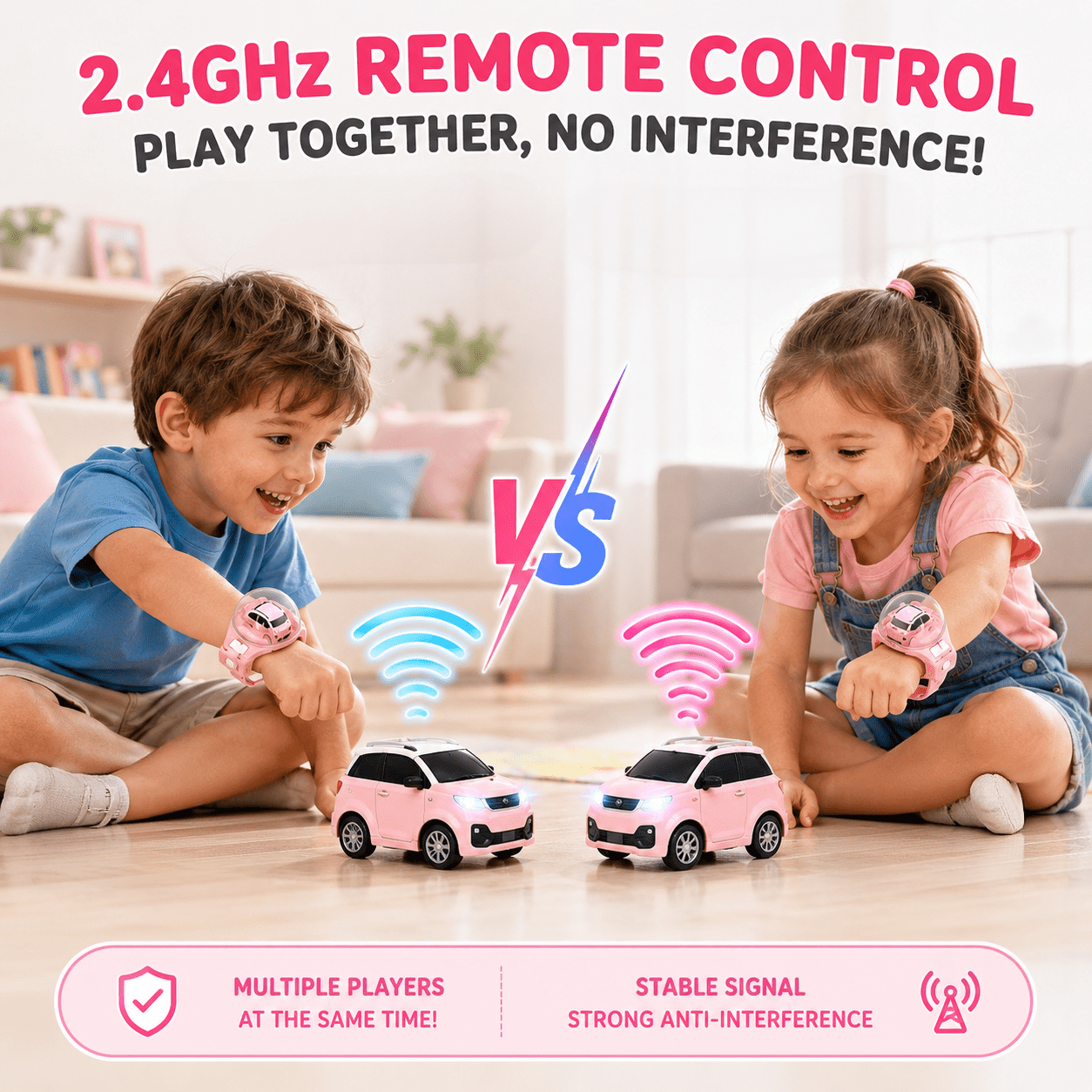 Remote Control Car Watch Toy for Kids,2.4 GHz RC Racing Car – picture 7