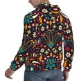 thumbnail image 4 of Bingfone Colorful Mexican2 Men'S Drawstring Hoodie Long Sleeve Pocket Sweatshirts-X-Large, 4 of 9