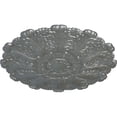 thumbnail image 3 of 31"OD x 1 1/2"P Durham Ceiling Medallion (Fits Canopies up to 4 1/4"), Hand-Painted Platinum, 3 of 6