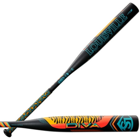 Louisville Slugger Diva 2022 (-11.5) Fastpitch Softball Bat - 27 In./15.5