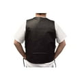 thumbnail image 2 of Redline Leather Men's Buffalo Leather 10 Pocket Motorcycle Vest M-2240 (5XL), 2 of 2