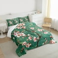 thumbnail image 3 of Manfei Cherry Blossoms Full Size Comforter Sets 3-Piece for Boys Girls,Pink Sakura Bedding Comforter Set,Japanese Style Lightweight Bedding Sets,Luxury Bedroom Decor, 3 of 8