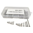 thumbnail image 3 of Bunblic 120x RC CAR M3 Screws Kits with Storage Box DIY Accs for BB01 RC Car Model RC Car Model Lightweight Repair Parts Repair Tools, 3 of 8