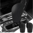 thumbnail image 2 of Cubierta de la perilla de la palanca de cambios del automóvil, protector de la palanca de cambios antirrobo automático, accesorio universal para el interior del vehículo, color negro, 2 of 5
