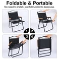 thumbnail image 6 of Folding Camping Chair for Adults,Foldable Chair with Handle and Storage Bag,264lbs Load Bearing,Collapsible Portable Chair for Leisure, Beach, Picnic, Hiking, Fishing, 6 of 9