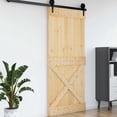 thumbnail image 2 of vidaXL Porte NARVIK 100x210 cm Bois Massif Pin, 2 of 5