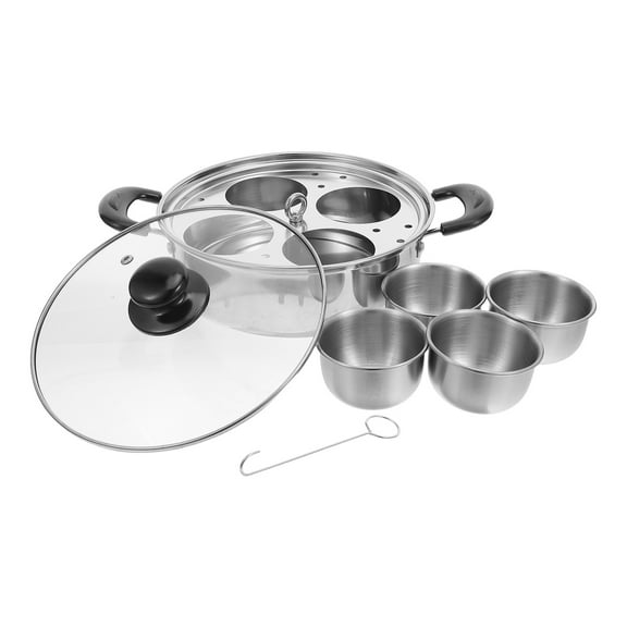 Homoyoyo Stainless Steel Steamer Pot Multi-Purpose Cooker for Even Steam Cooking and Healthy Meals