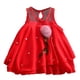 thumbnail image 1 of Gibobby Maxi Vestido De Dama Falda de tul Bebé Sólido Niño Fiesta Niñas Flores Princesa Vestidos sin mangas Niñas Conjuntos(Rojo, 6-12 Meses), 1 of 5