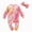 A85-Light Pink, variant on Ccpelsie Newborn Baby Girl Clothes Infant Fall Winter Outfits Floral One-Piece Romper(Pink,0-3 Months)