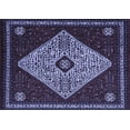 thumbnail image 1 of Ahgly Company Machine Washable Indoor Rectangle Persian Blue Traditional Area Rugs, 7' x 10', 1 of 4