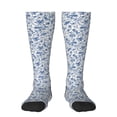thumbnail image 1 of Honeii Rabbit And Butterfly Print Long Socks,Novelty Design Socks Gift for Men and Women,Crew Socks,Calf Socks, 1 of 6