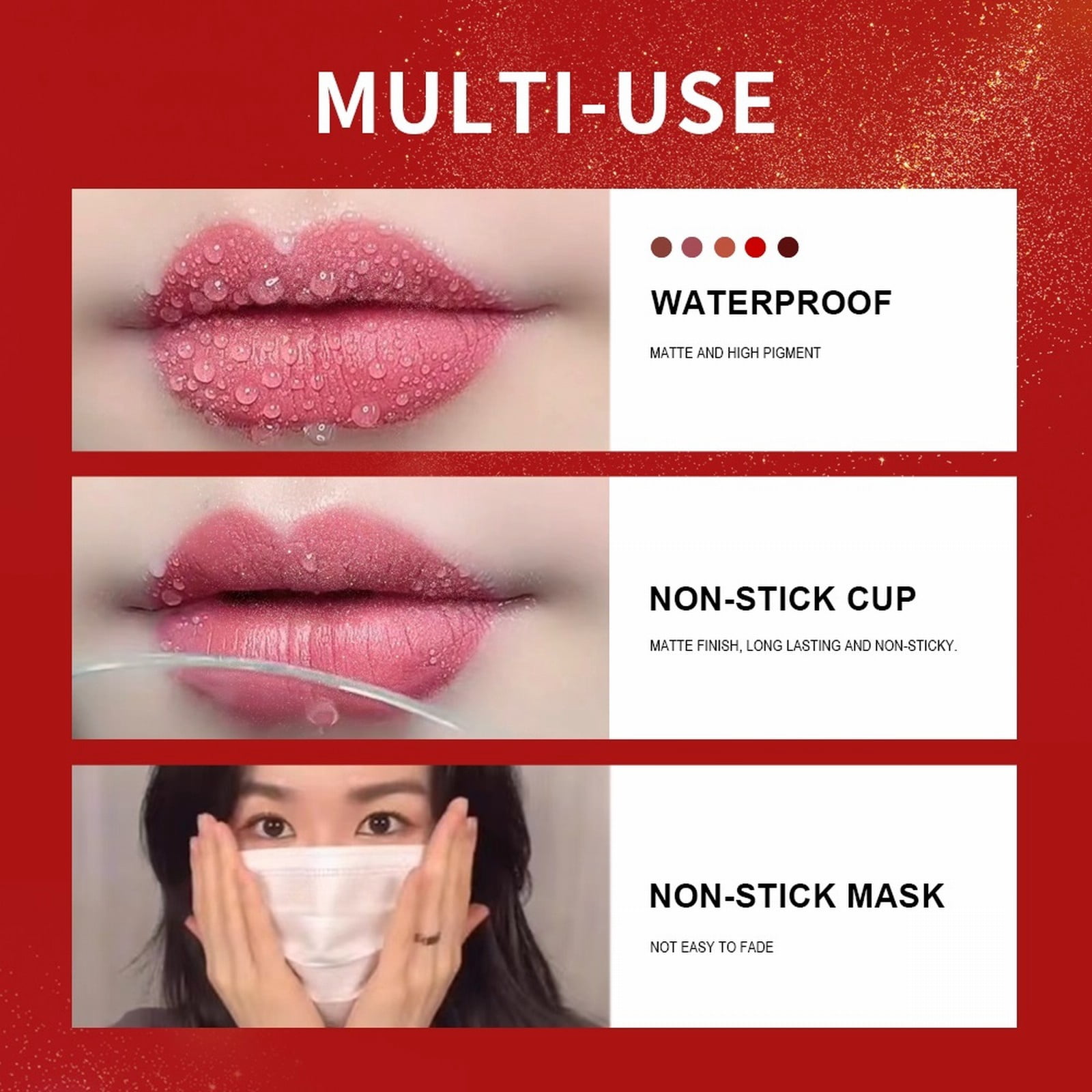 Lip Gloss Scents Korean Gloss Water Lip Stain Lip Liner Concealer for Women Spiced Petal Lipstick Butter Gloss Lip Gloss Moisturizing Lipstick Velour Roller Gothic Makeup Heart Lip Gloss Lipstick