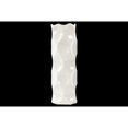 thumbnail image 1 of Ceramic Vase With Dimpled Sides, Large, White, 1 of 1