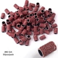 thumbnail image 2 of 50Pcs Sandpaper Grinding Head Sanding Drum Bit Abrasive Rotary Tool 80#120#180# 80#, 2 of 9
