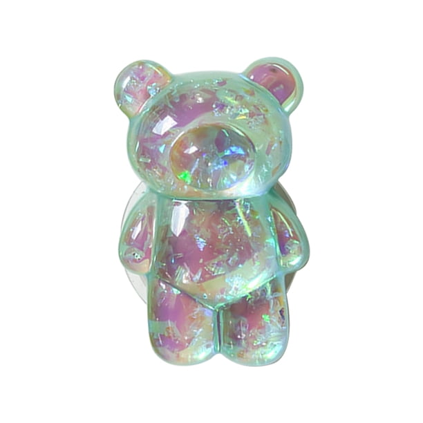 Soporte para Soporte Dedo para Con Forma Oso Dibujos Animados en 3D (azul Claro)