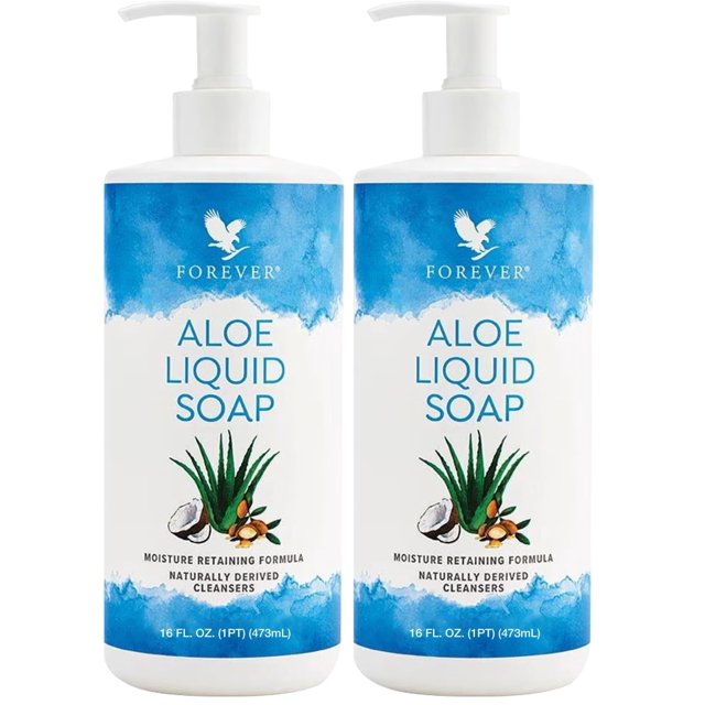 Jabón Líquido Forever Aloe Vera Jojoba Aceite de Argán 473ml x2