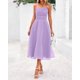 thumbnail image 2 of Vestido PRETTYGARDEN de verano con tirantes finos para mujer, color morado, 2 of 9