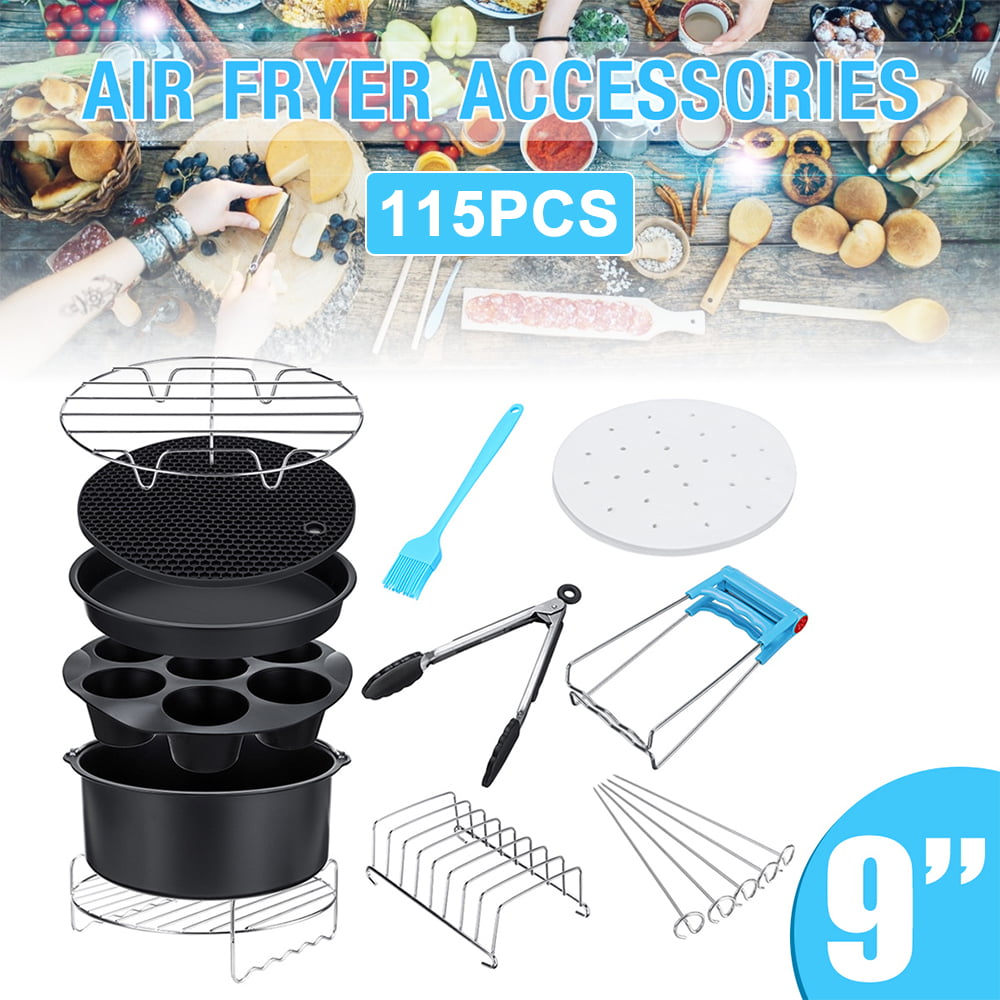 9" Air Fryer Accessories 115PCS for Air Fryer, Fit 5.26