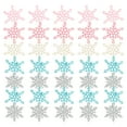 thumbnail image 4 of 50 Pcs Matériaux de Pince à Cheveux Faits à la Main pour Enfants Patch Mini Flocon de Neige Patch, 4 of 9