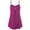Hot Pink, variant on VEKDONE Women's Plus Size Tank Tops Summer Sleeveless V-Neck Spaghetti Straps Tanks Trendy Pleated Flowy Tunics Tops Solid Color Lounge Vests Hot Pink 3X-Large