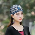 thumbnail image 6 of Womens Baggy Soft Slouchy Beanie Hat Stretch Scarf Head Wrap Cap, 6 of 8