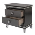thumbnail image 6 of Lavish 3 Piece Gray Bedroom Set with Light up Headboard in Eastern King, 6 of 9