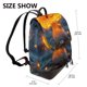 thumbnail image 2 of Easygdp Glowing Mushroom In Forest Mochila de Cuero para Mujeres, Bolso de Hombro, Bolsos de Mano de Moda para Trabajo y Viajes, 2 of 4