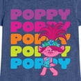 thumbnail image 3 of Trolls - Poppy Stacked Name - Toddler & Youth Girls Short Sleeve Graphic T-Shirt, 3 of 5