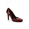 Pre-owned|Jill Stuart Womens Cut Out Patent Leather Pumps Red Size 8.5