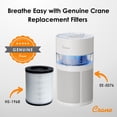 thumbnail image 2 of Crane EE-5076 Air Purifier Replacement HEPA Filter, 2 of 2