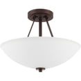 thumbnail image 2 of Capital Lighting 218921 2 Light 16" Wide Semi-Flush Bowl Ceiling Fixture - Nickel, 2 of 2