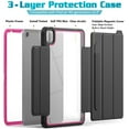 thumbnail image 4 of Pour IPadPro 2021 Étui de Protection Anti-Chute en TPU à Trois Volets 12,9 Pouces, 4 of 6