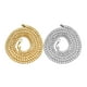 thumbnail image 1 of 2 uds. Collares de cadena de acero inoxidable para hombre, collar moderno, cadena de eslabones, collar elegante, cadena, joyería de moda para mujeres y hombres, 1 of 6