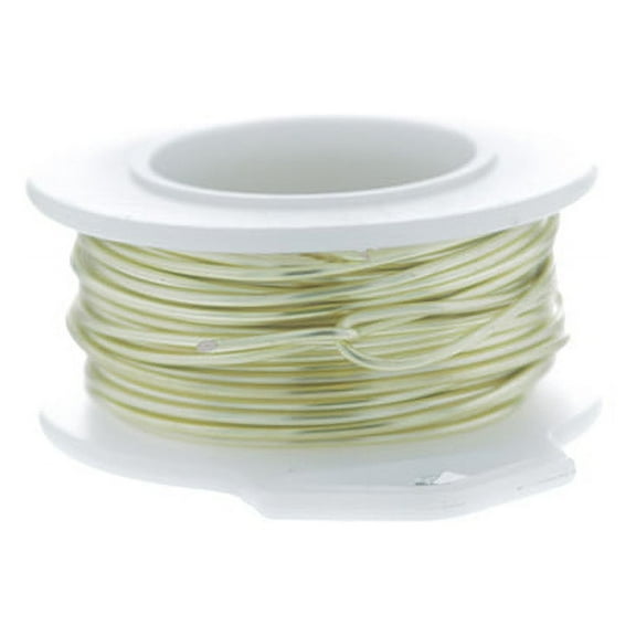 22 Gauge Round Silver Plated Champagne Gold Copper Craft Wire - 30ft